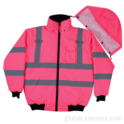 High Visibility Coats & Jackets Women Black Bottom Thermal Safety High Visibility Jacket Manufactory